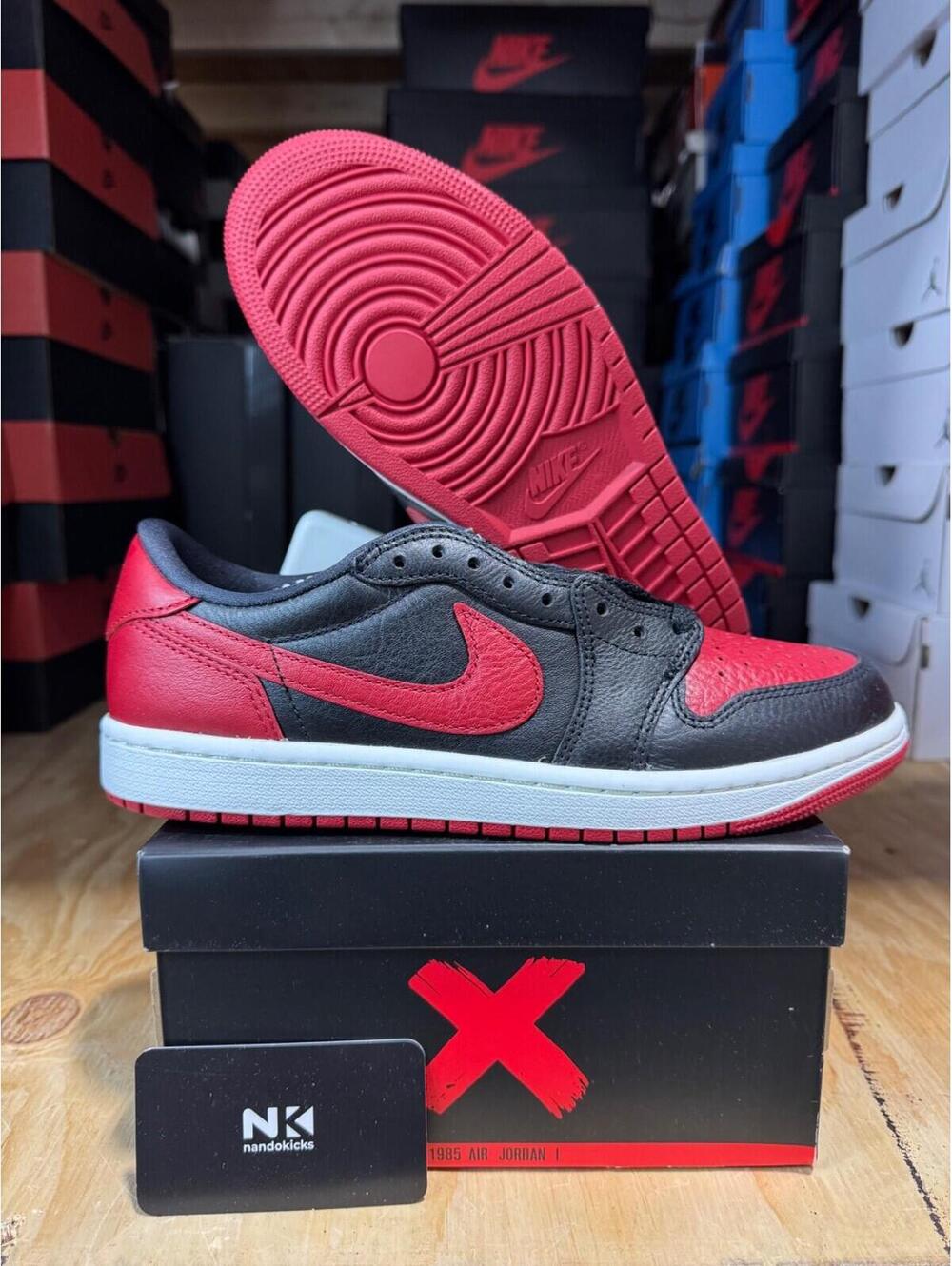 Air Jordan 1 Retro Low OG 'Banned' 2026 IW6276-001 MENS SIZE 10